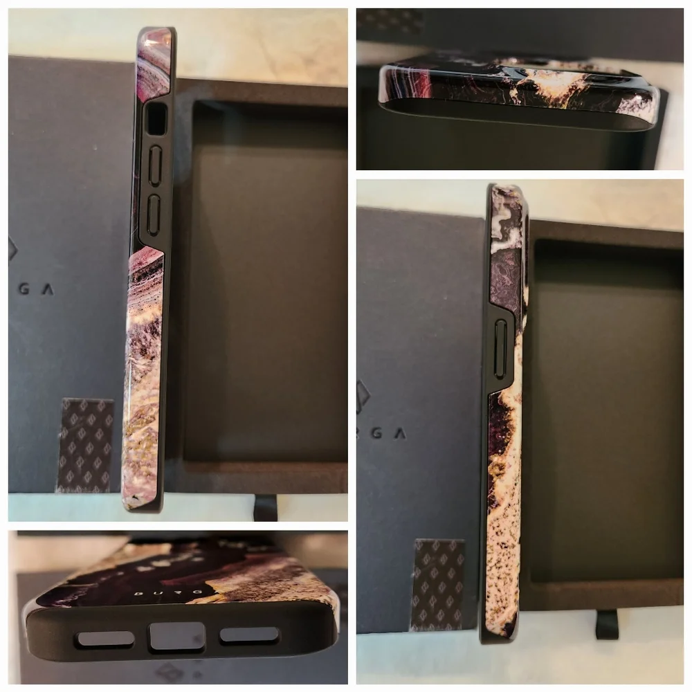 Burga Tough iPhone 14 Pro Case Purple Skies New in Box